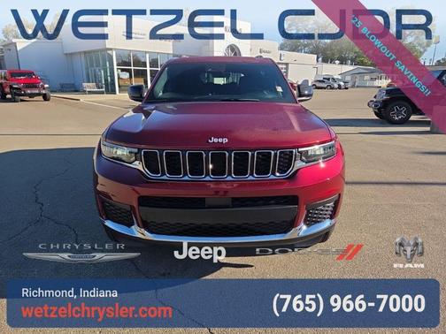 Velvet Red Pearlcoat 2025 Jeep Grand Cherokee L Laredo