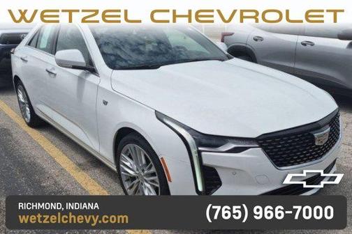 Summit White 2024 Cadillac CT4 Premium Luxury
