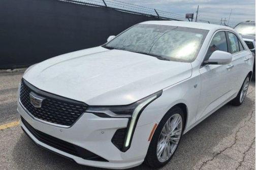 Summit White 2024 Cadillac CT4 Premium Luxury