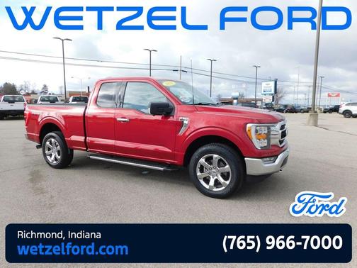 Vermillion Red 2021 Ford F-150 XLT Truck
