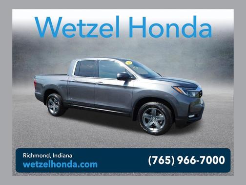 Modern Steel Metallic 2023 Honda Ridgeline RTL-E