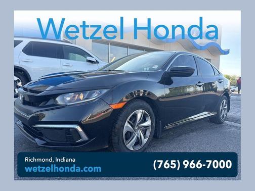 Crystal Black Pearl 2019 Honda Civic LX