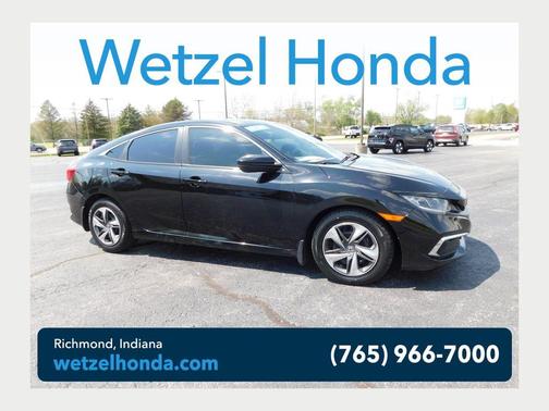 Crystal Black Pearl 2019 Honda Civic LX