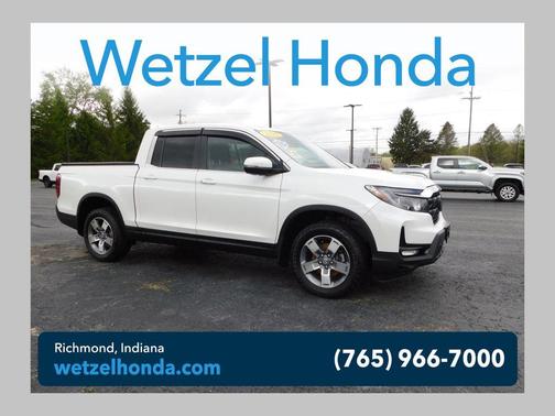 Platinum White Pearl 2025 Honda Ridgeline RTL