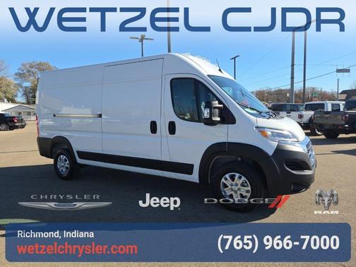 Bright White Clearcoat 2026 RAM ProMaster 2500 High Roof Cargo Van