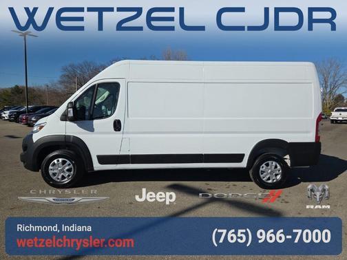 Bright White Clearcoat 2026 RAM ProMaster 2500 High Roof