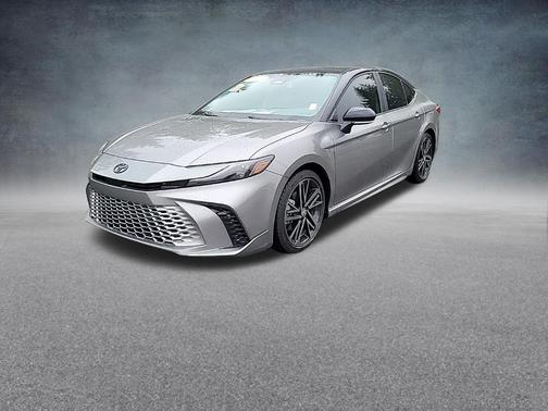 Midnight Black Metallic 2025 Toyota Camry XSE