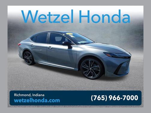 Midnight Black Metallic 2025 Toyota Camry XSE