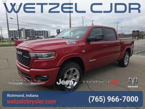 Molten Red Pearlcoat 2026 RAM 1500 Big Horn/Lone Star