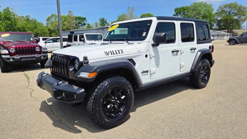 Bright White Clearcoat 2022 Jeep Wrangler Unlimited Sport