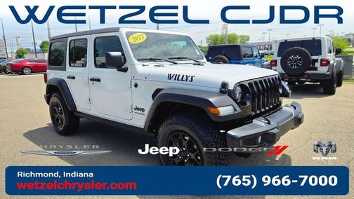 Bright White Clearcoat 2022 Jeep Wrangler Unlimited Sport