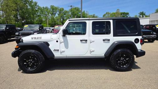 Bright White Clearcoat 2022 Jeep Wrangler Unlimited Sport