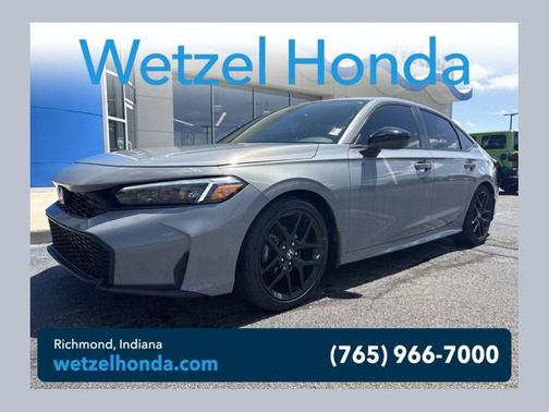 Urban Gray Pearl 2025 Honda Civic Sport
