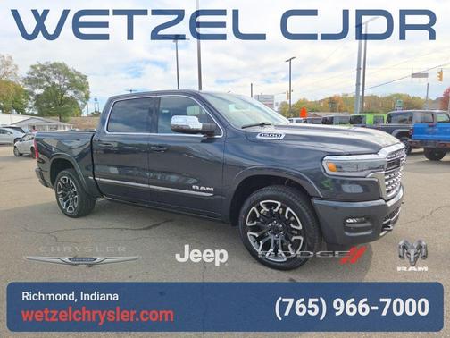 Blue Metallic 2026 RAM 1500 Limited Truck