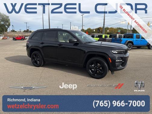 Diamond Black 2025 Jeep Grand Cherokee Limited SUV