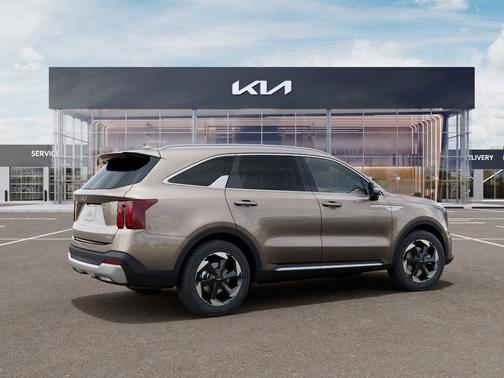 Volcanic Sand 2026 Kia Sorento Hybrid EX
