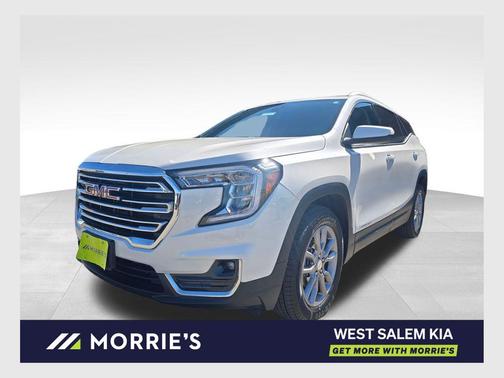 White Frost Tricoat 2023 GMC Terrain SLT