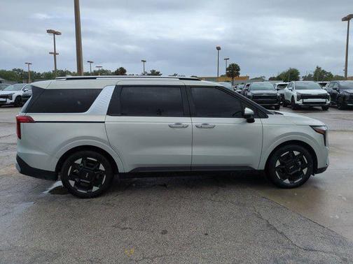 Ivory Silver 2025 Kia Carnival EX
