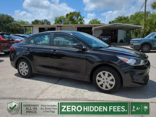 Aurora Black 2022 Kia Rio S