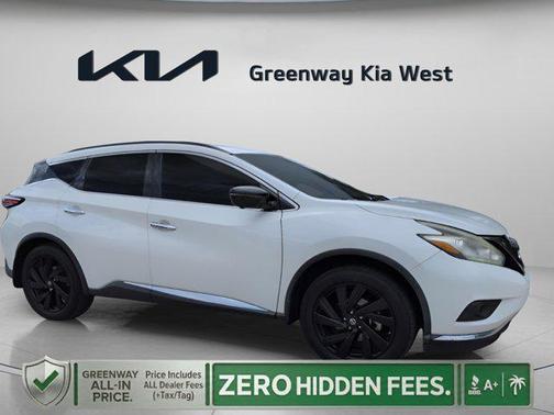Pearl White 2017 Nissan Murano Platinum