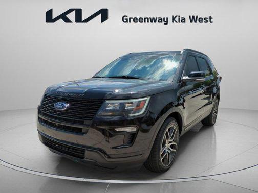 SHADOW BLACK 2018 Ford Explorer Sport