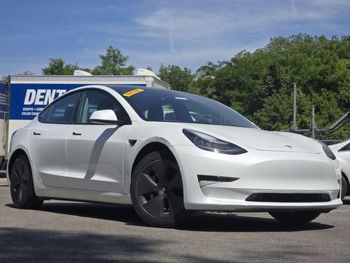 Pearl White Multi 2021 Tesla Model 3 Standard Range Plus