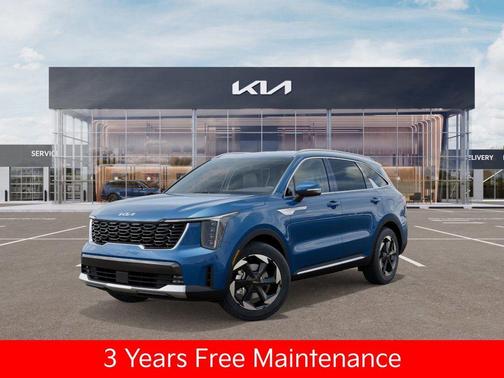 Mineral Blue 2026 Kia Sorento Hybrid EX