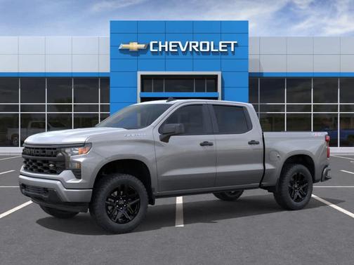 Sterling Gray Metallic 2026 Chevrolet Silverado 1500 Custom