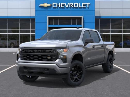 Sterling Gray Metallic 2026 Chevrolet Silverado 1500 Custom
