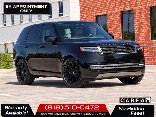Santorini Black Metallic 2025 Land Rover Range Rover P400 SE