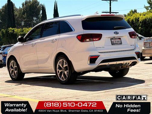 Snow White Pearl 2019 Kia Sorento SX