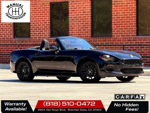 Nero Cinema Jet Black 2017 FIAT 124 Spider Base