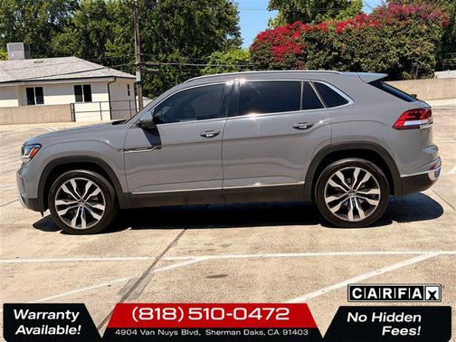 Platinum Gray Metallic 2021 Volkswagen Atlas Cross Sport 3.6L V6 SEL