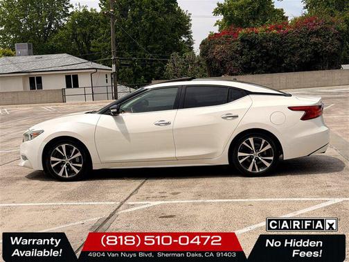 Pearl White 2016 Nissan Maxima 3.5 Platinum