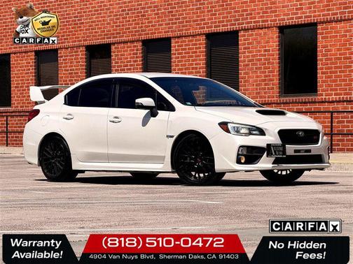 Crystal White Pearl 2015 Subaru WRX STI Base