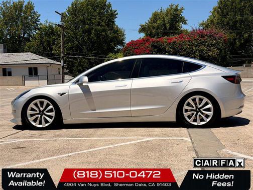 Silver Metallic 2018 Tesla Model 3 Long Range