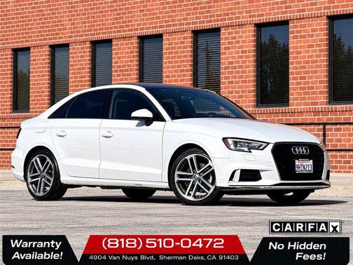 Ibis White 2018 Audi A3 2.0T Premium