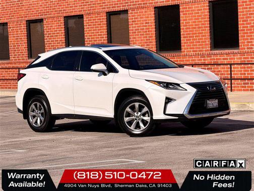 Eminent White Pearl 2018 Lexus RX 350 Base