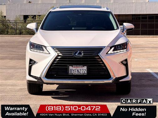 Eminent White Pearl 2018 Lexus RX 350 Base