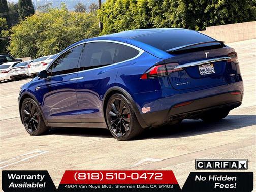 Deep Blue Metallic 2016 Tesla Model X P90D