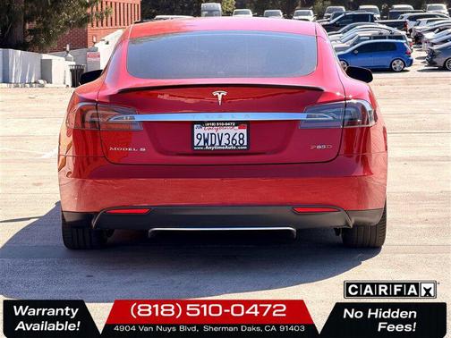Red Multi-Coat 2015 Tesla Model S P85D