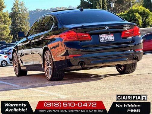 Black Sapphire Metallic 2018 BMW 530e iPerformance