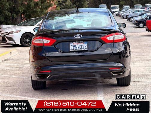 White Platinum Metallic Tri-Coat 2016 Ford Fusion SE