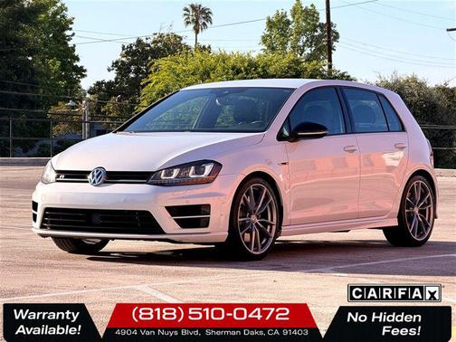 Oryx White Pearl 2017 Volkswagen Golf R 2.0T DSG