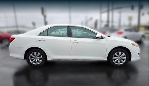 Super White 2012 Toyota Camry LE
