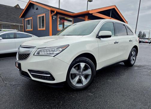White Diamond Pearl 2016 Acura MDX 3.5L AcuraWatch Plus Package