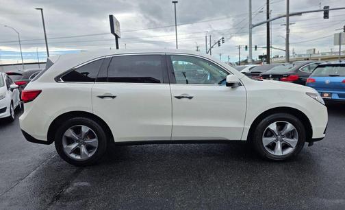White Diamond Pearl 2016 Acura MDX 3.5L AcuraWatch Plus Package
