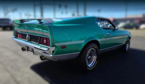Green 1971 Ford Mustang Base