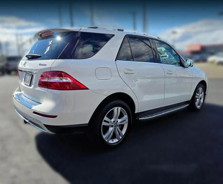 White 2014 Mercedes-Benz M-Class 4MATIC