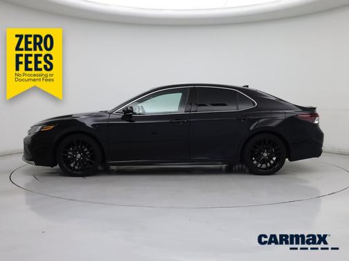 Black 2023 Toyota Camry Hybrid XSE